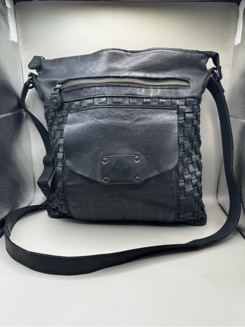Ashwood Leather Crossbody Bag.